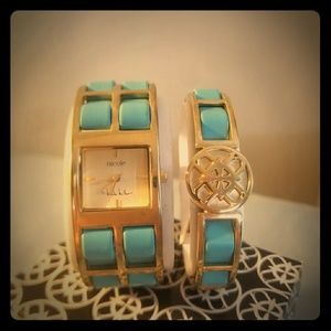 Nicole Miller Blue 2pc Bangle